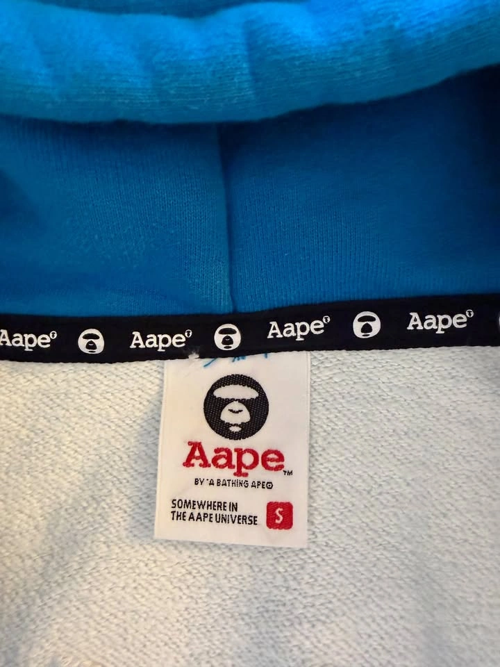 AAPE By A BATHING APE Blue Mountain Zip Up Hoodie/Sweater S - photo 3