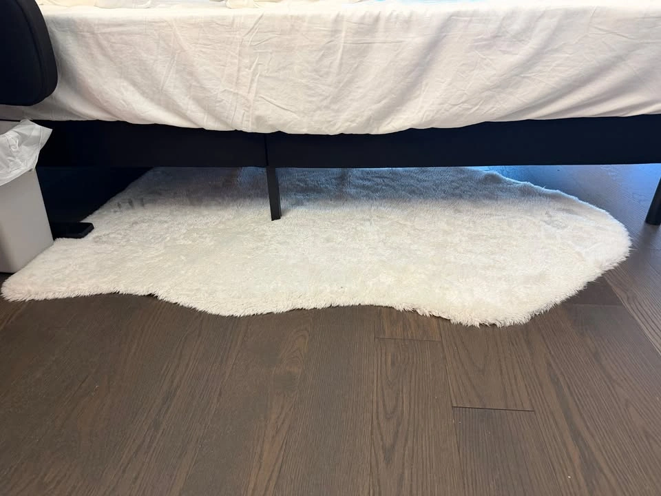 IKEA TOFTLUND Rug, white, 55x85 cm - photo 2