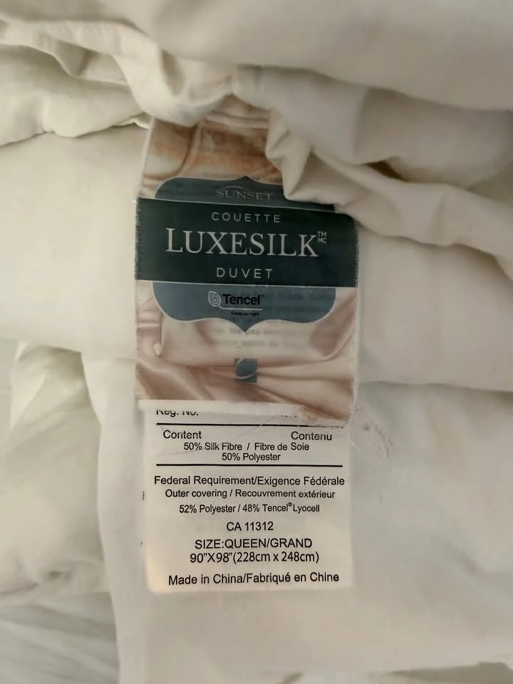Sunset Sleep LuxeSilk Duvet QUEEN 94"L x 90"W - photo 2