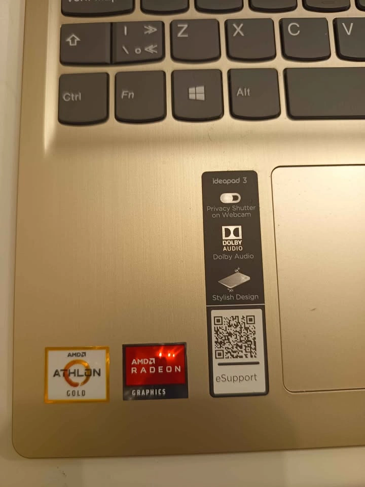 Lenovo IdeaPad 3 AMD Athlon Gold 12GB RAM 1TB HDD 256GB SSD - photo 4