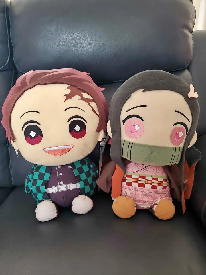 Bandai Demon Slayer Plush 14" - Tanjiro & Nezuko