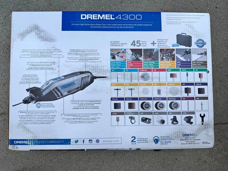 Dremel 4300 Rotary Tool Kit – Still Factory Sealed!