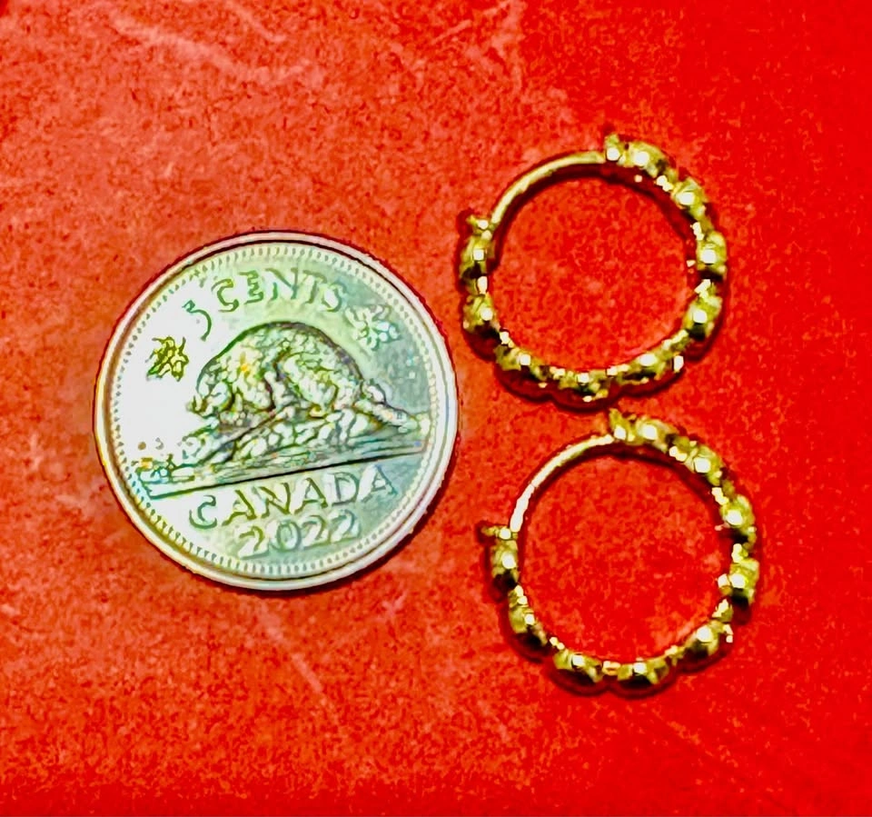 Cubic Zirconia Mini Hoops 🤍✨ - photo 3