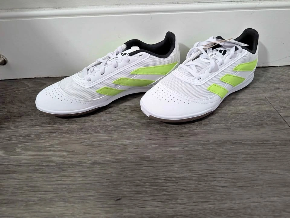 Adidas Predator Club Indoor White/Black/Yellow - NEW