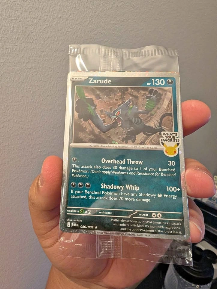Pokémon Zarude 056/084 Holo Card