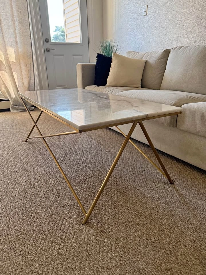 Structube Etta Solid Marble Coffee Table