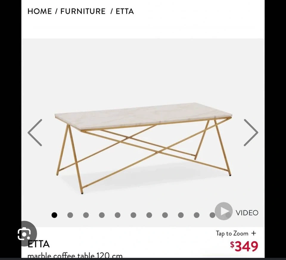 Structube Etta Solid Marble Coffee Table - photo 4