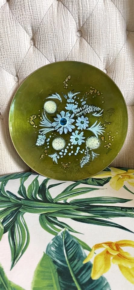 Mid 1950’s Vintage Sascha Brastoff Mid-Century Enamel on Copper