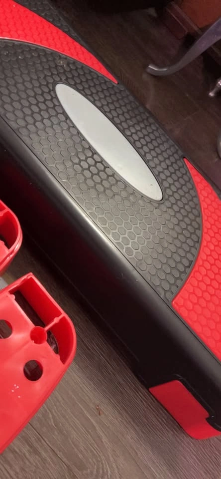 Red Black Aerobic Step Platform with Risers - photo 3
