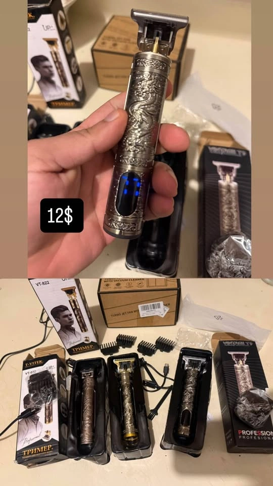 Cordless Hair Clippers Trimmer with LED Display - photo 2