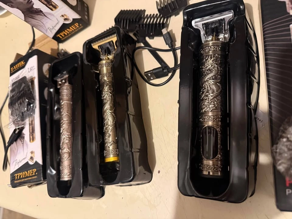 Cordless Hair Clippers Trimmer with LED Display - photo 3