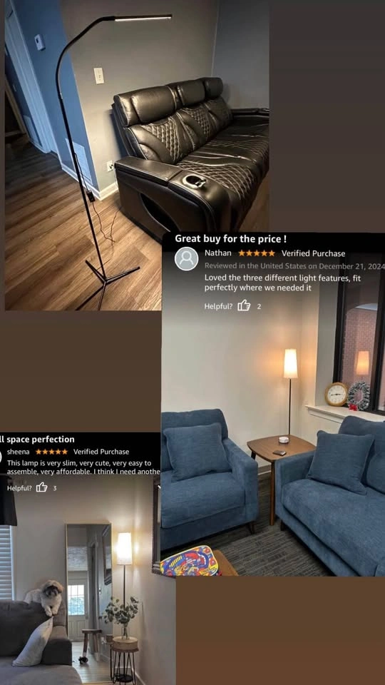 LED Floor Lamp for Eyelash Extensions and Reading - photo 5
