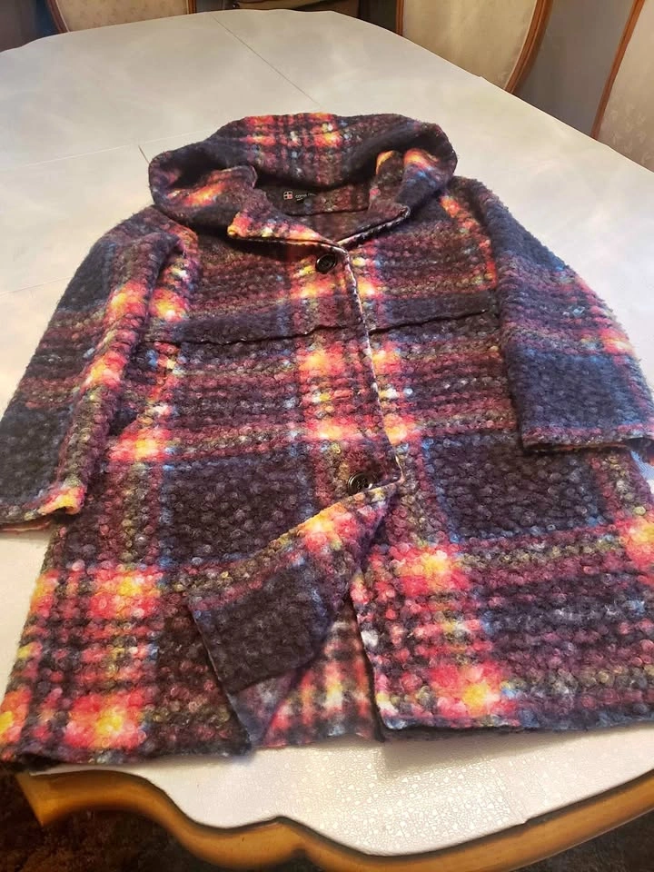 LADIES CARRE NOIR COAT