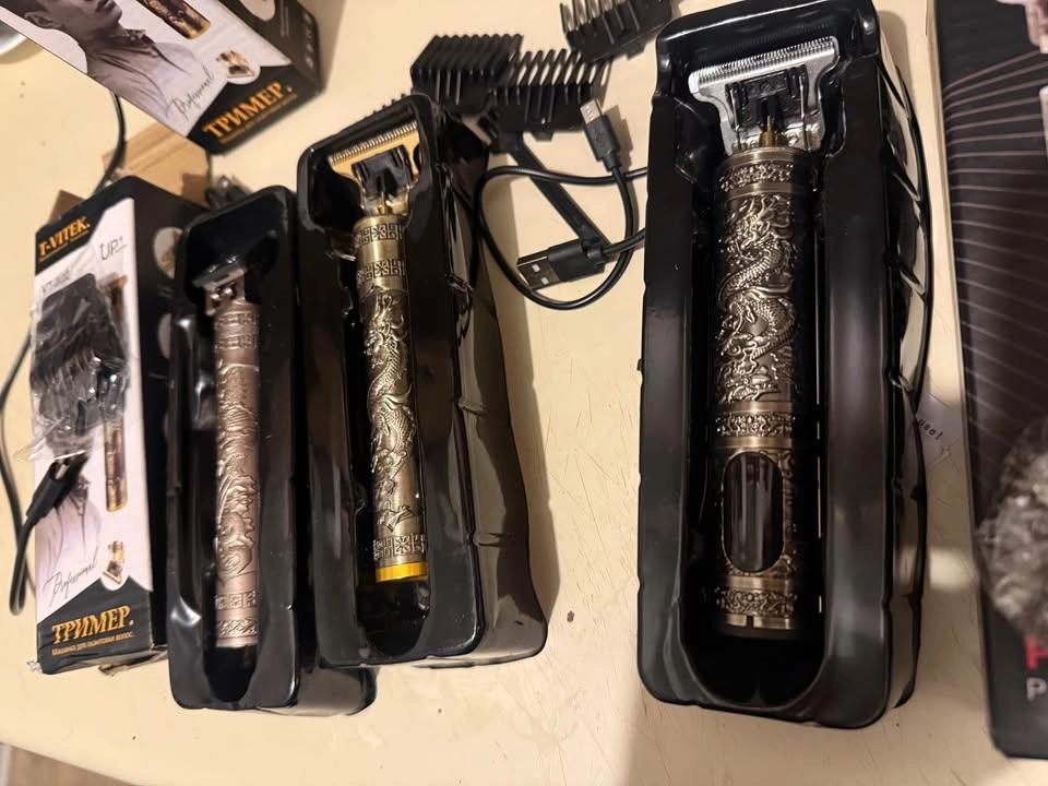 Cordless Hair Clippers Trimmer with LED Display - photo 2