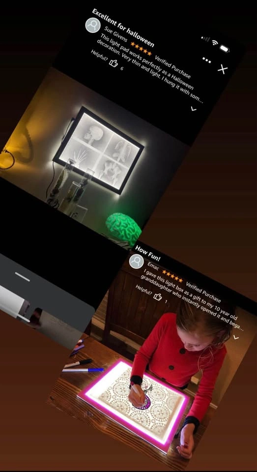 Rechargeable Tracing Light Box, Ultra-Thin LED Tracer Pad - photo 4