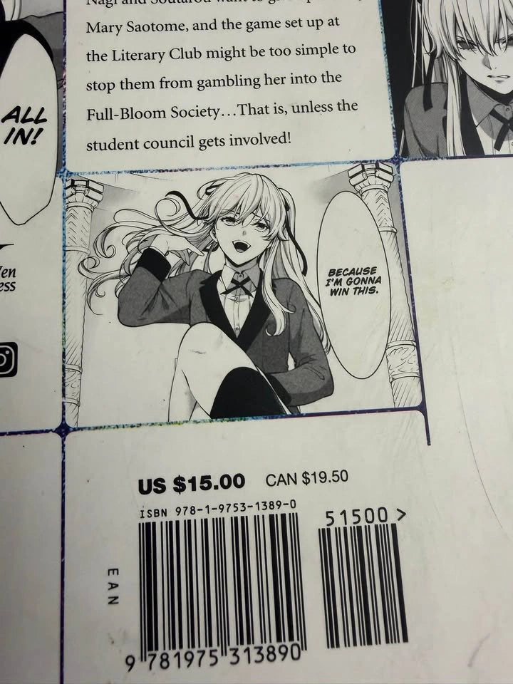 Kakegurui anime book 20$ price is negotiable - photo 2