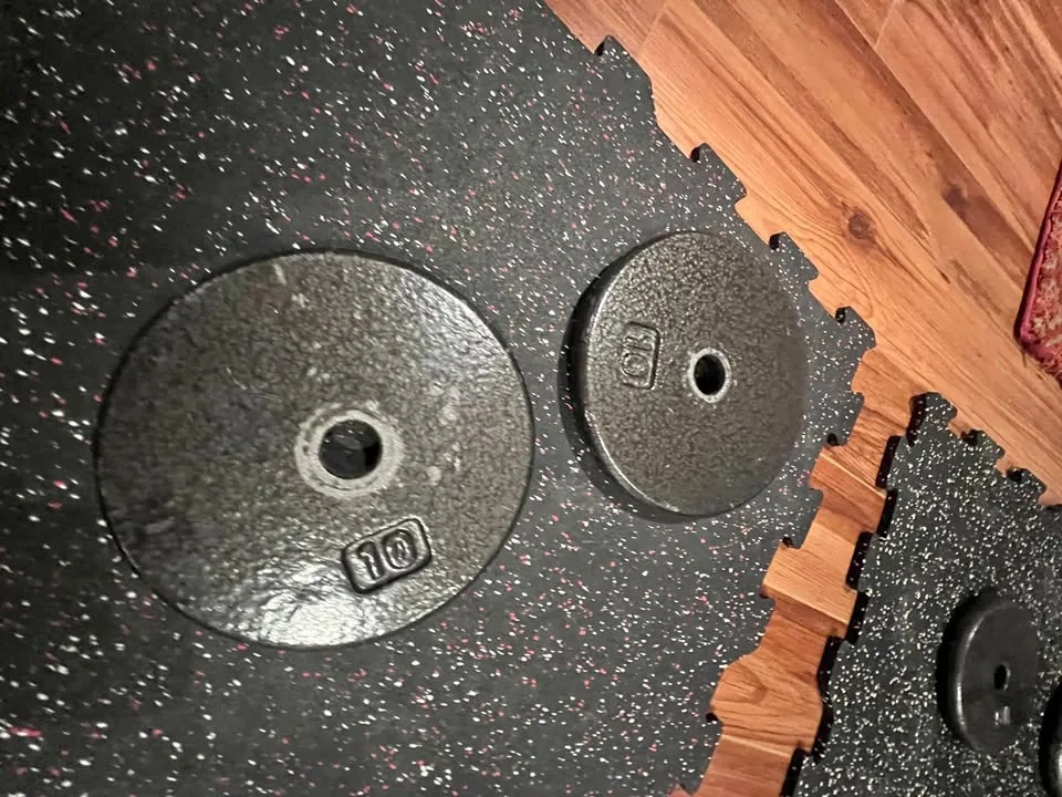 10 lb cast iron standard weight plate