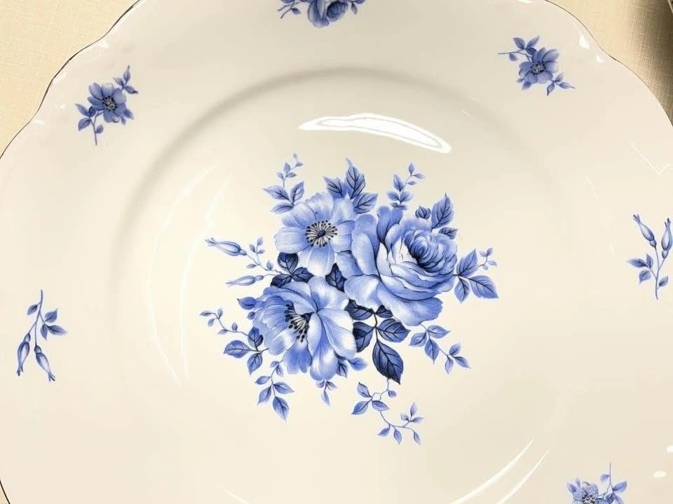 Vintage Queen Anne Germany 70 Piece Fine Porcelain Dinner Set - photo 3