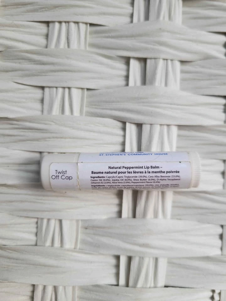 TNG Community Services Natural Peppermint Lip Balm