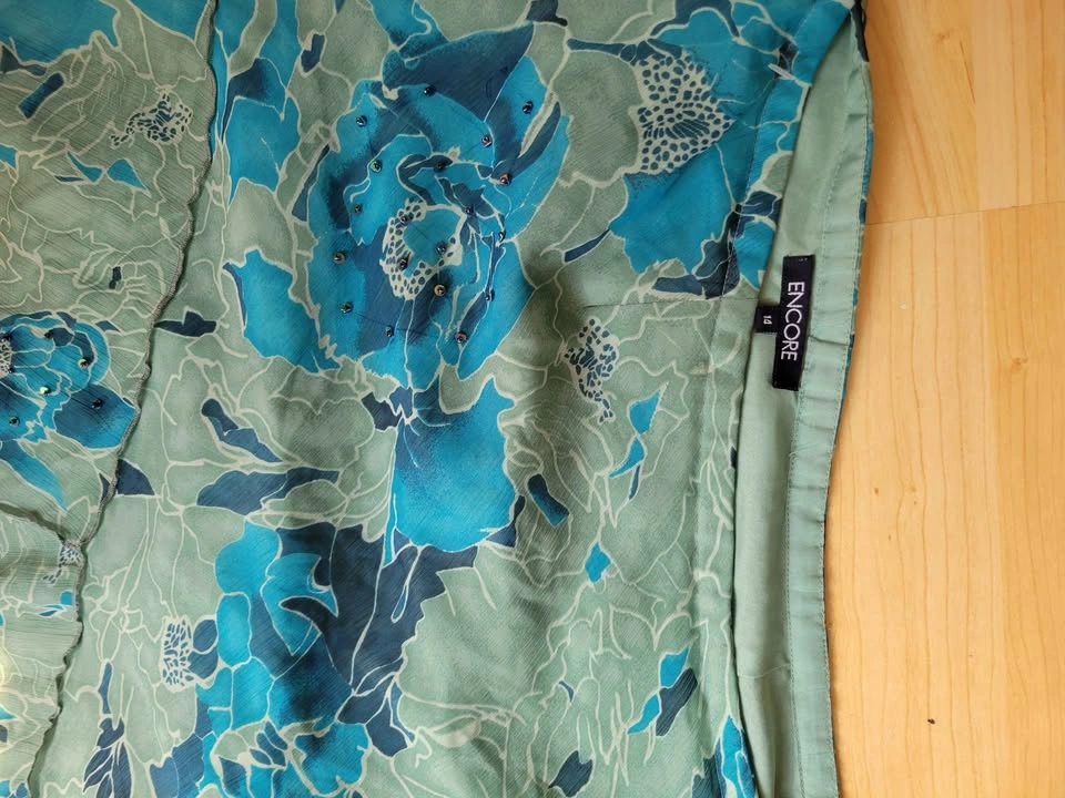 Encore Floral Midi Skirt Size 14 - photo 4