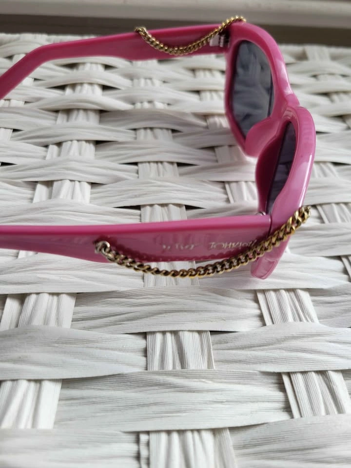 Betsey Johnson Pink Chain Sunglasses - photo 3