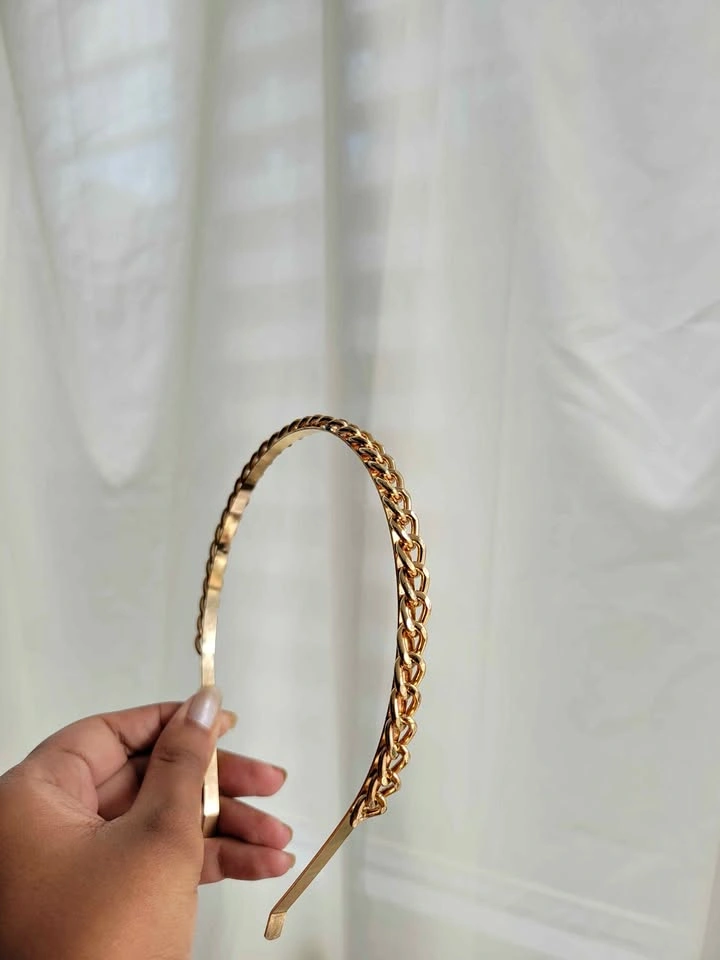Gold Chain Headband