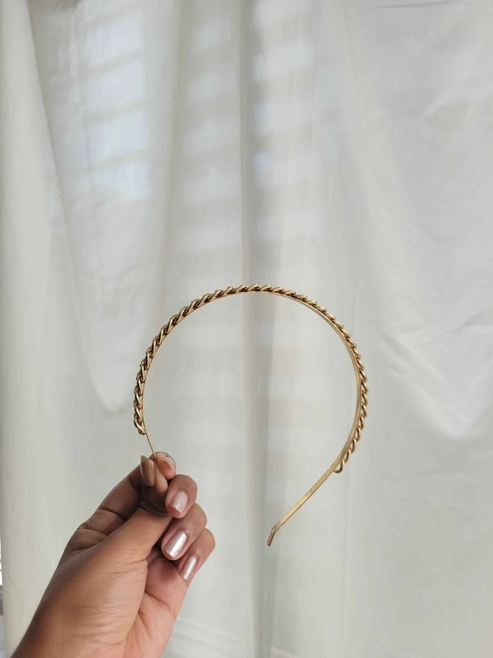 Gold Chain Headband - photo 2