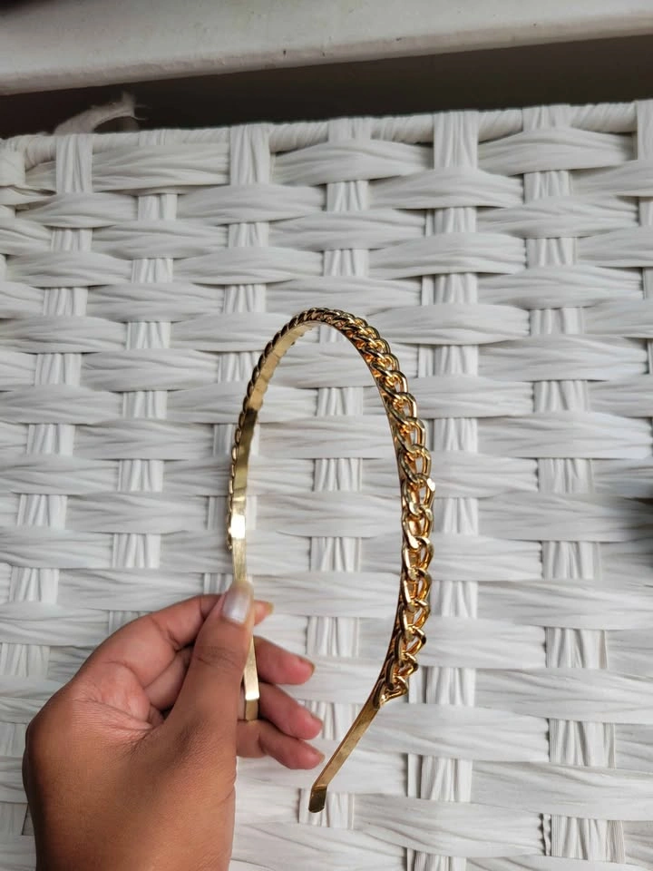 Gold Chain Headband - photo 4