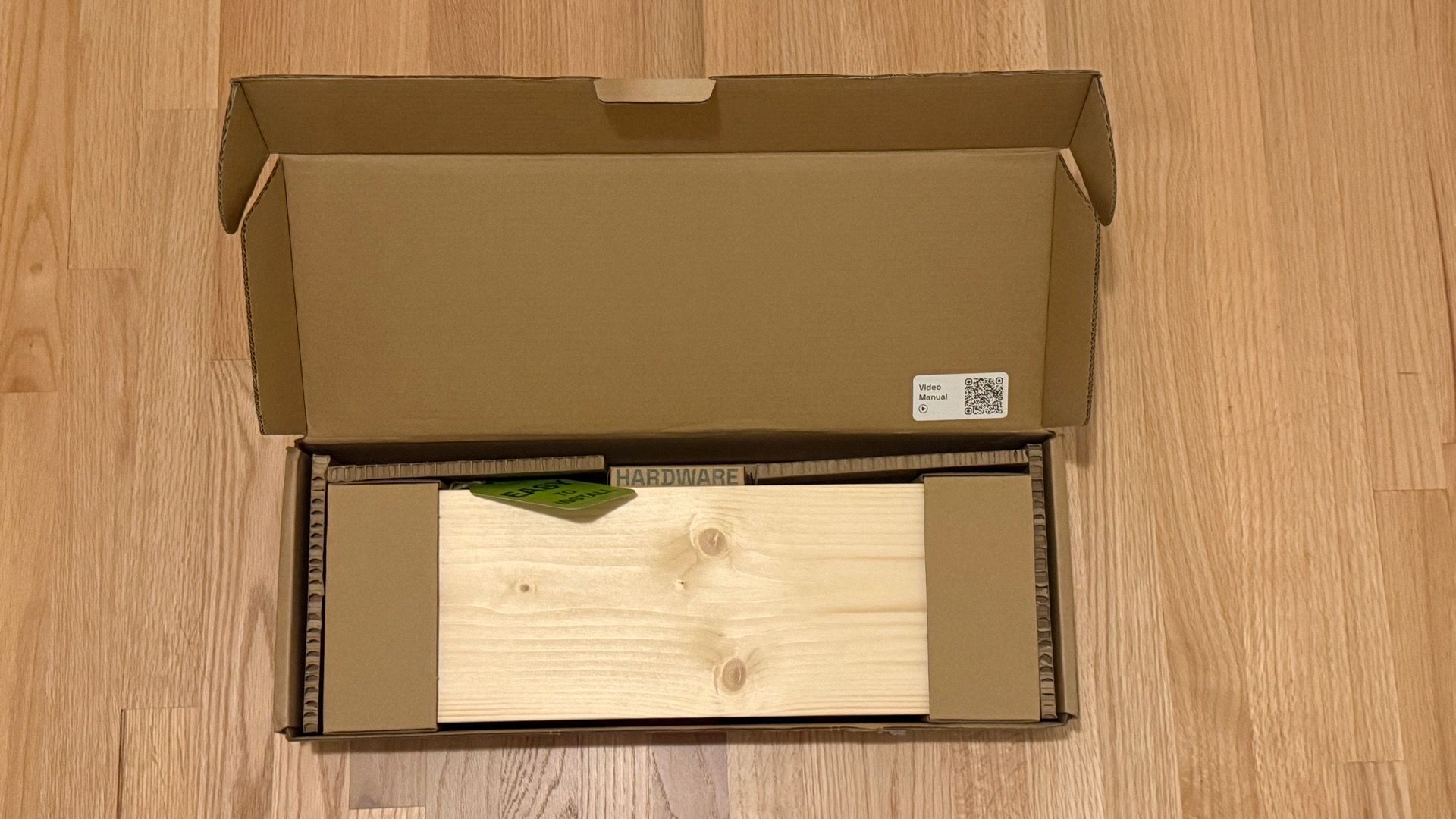Baobab 20" Natural Wood Floating Shelves (open box - never used) - photo 2