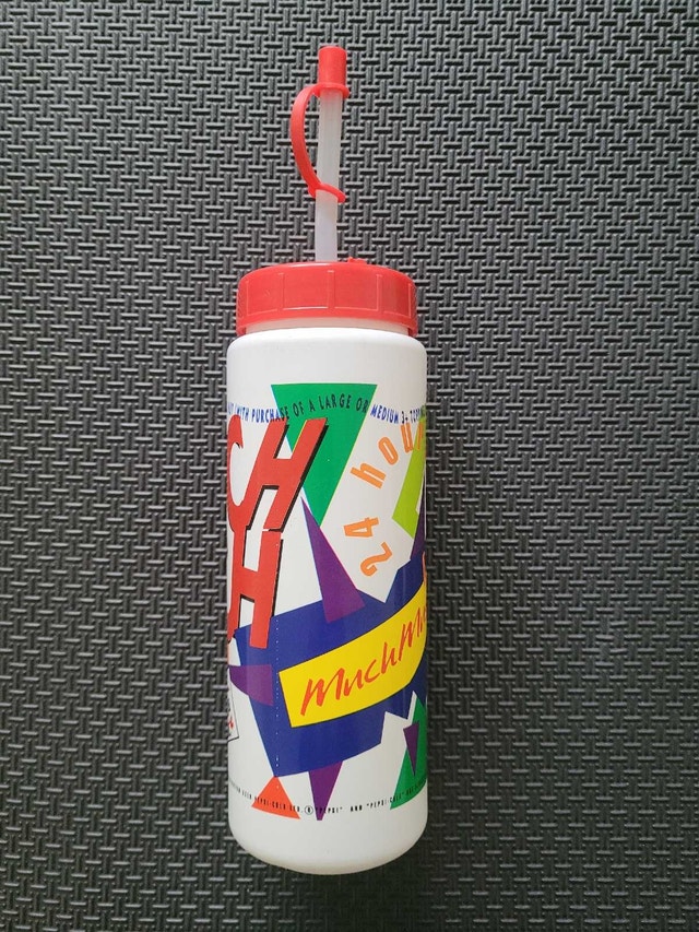 Vintage Much Music, Pizza Hut, & Pepsi Water Bottle, Unused - photo 2