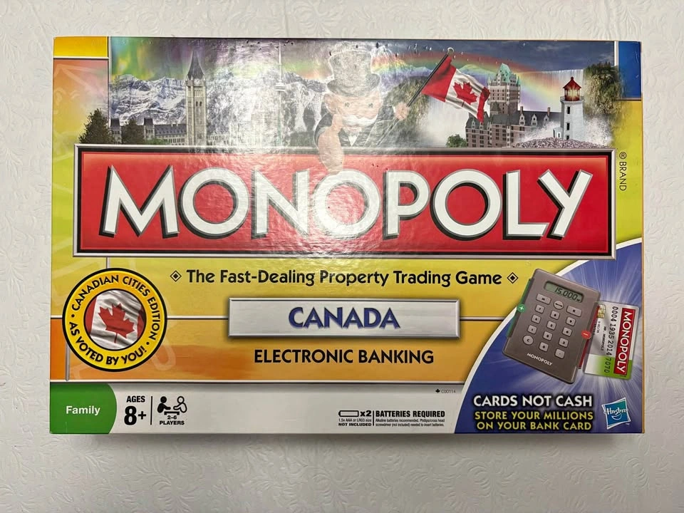 Hasbro Monopoly Canada Electronic Banking Edition