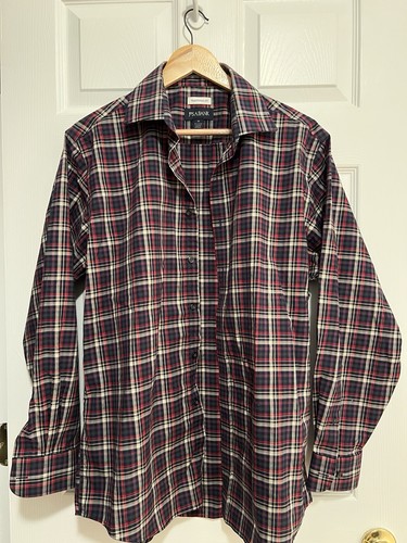 Jos A Bank Mens Medium Traditional Fit Plaid Button Down Shirt