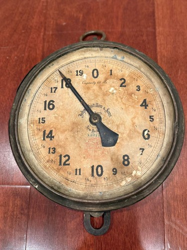 John Chatillon & Sons Vintage Hanging Dial Scale - 60lbs