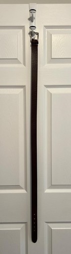 Trafalgar Brown Embossed Leather Belt - photo 4