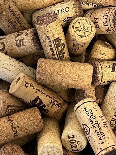 Assorted Used Natural Wine Corks - Lot of 5