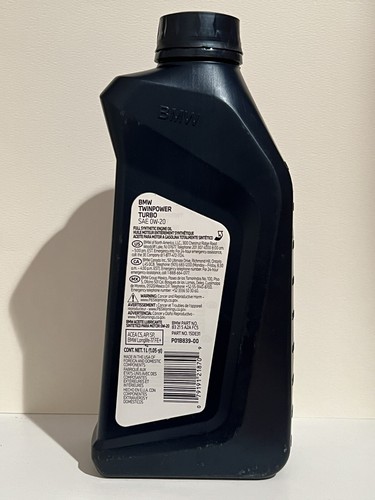 BMW SAE 0W-20 Full Synthetic Engine Oil - 1 Quart - photo 4