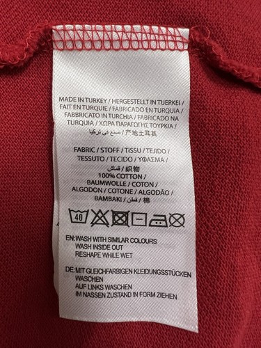 Gant Red Polo Shirt Size 2XL Slim Fit - photo 4