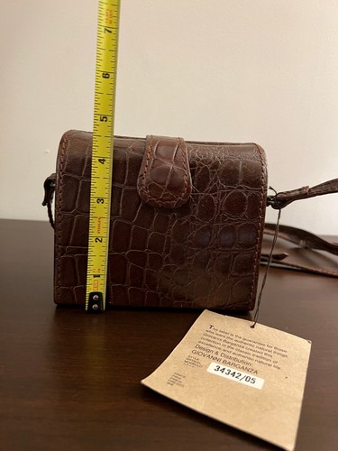 Giovanni Barganza Crossbody Brown Leather Purse - photo 5