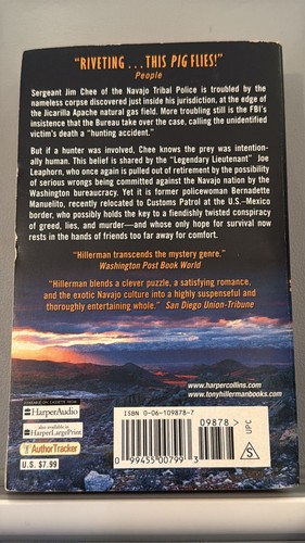 Sinister Pig by Tony Hillerman (Mass market Paperback) - photo 2