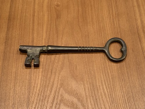 Decorative Heavy Brass Old Large Antique Vintage Key