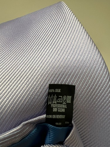 100% Silk Tie, Lilac, 57" x 4" - photo 3