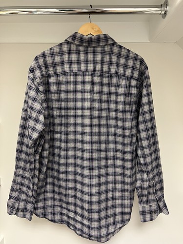 Jos A Bank Long Sleeve Plaid Flannel Button Up Shirt Size L - photo 3