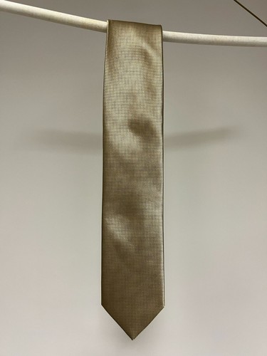 Tie Shop Roma 100% Silk Tie, Gold, 59" x 3.25"