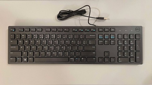 Dell Keyboard with USB Cord, Black, Model number KB216t1