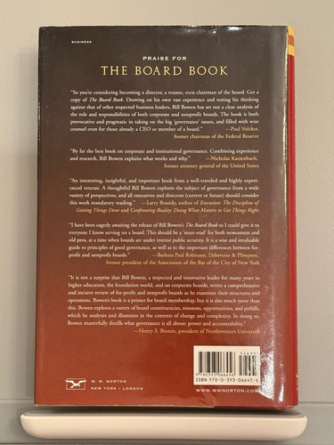 The Board Book by William G. Bowen (Hardcover) - photo 2