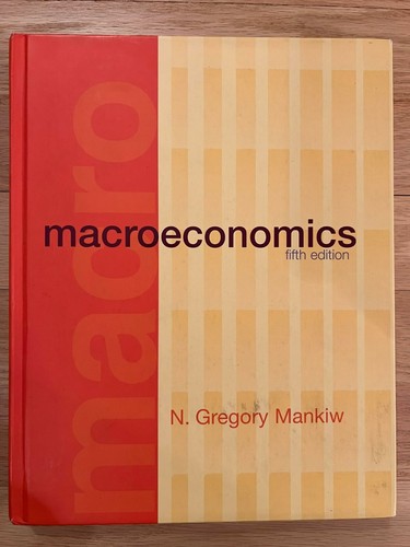 Macroeconomics, 5th Edition by N. Gregory Mankiw (Hardcover)