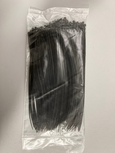 8-inch Zip Ties, Black, 250 count - photo 2