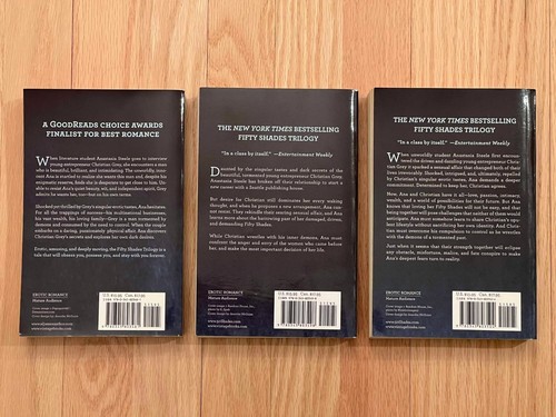 Fifty Shades of Grey Trilogy Set by E L James (Paperback) - photo 3