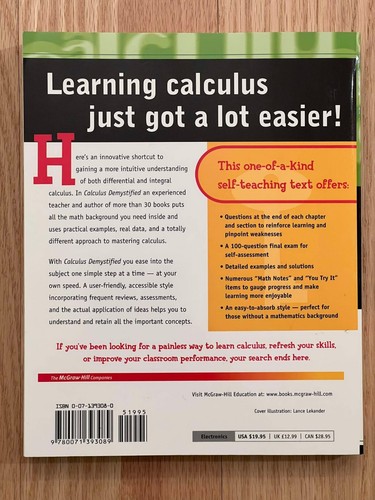 Calculus Demystified: A Self-Teaching Guide by Steven G. Krantz - photo 2