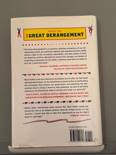 The Great Derangement by Matt Taibbi (Hardcover) - photo 2